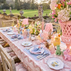 Mrs. Alice Isla Blue & Pink Placemats (Set of 4)< Placemats