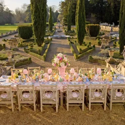 Mrs. Alice Isla Blue & Pink Placemats (Set of 4)< Placemats