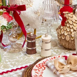 Mrs. Alice Ivorine & Rosewood Salt & Pepper Set< Crockery Sets | For The Hostess