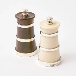 Mrs. Alice Ivorine & Rosewood Salt & Pepper Set< Crockery Sets | For The Hostess