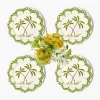 Mrs. Alice Jardin de Palmier Starter Plates (Set of 4)< Summer Crockery | Starter Plates
