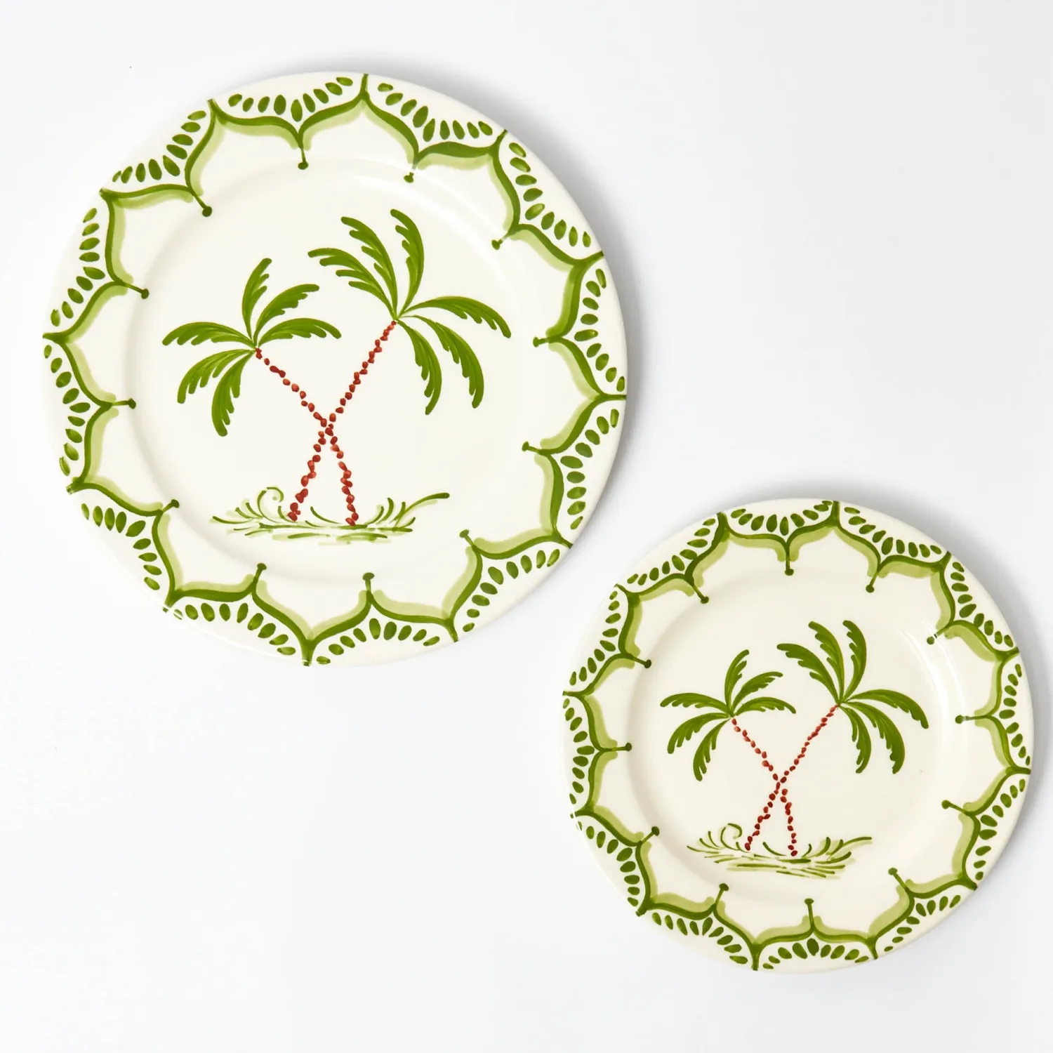 Mrs. Alice Jardin de Palmier Starter Plates (Set of 4)< Summer Crockery | Starter Plates