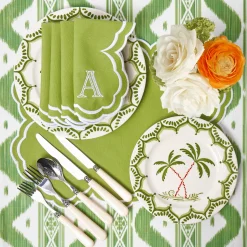 Mrs. Alice Jardin de Palmier Starter Plates (Set of 4)< Summer Crockery | Starter Plates