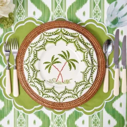 Mrs. Alice Jardin de Palmier Starter Plates (Set of 4)< Summer Crockery | Starter Plates