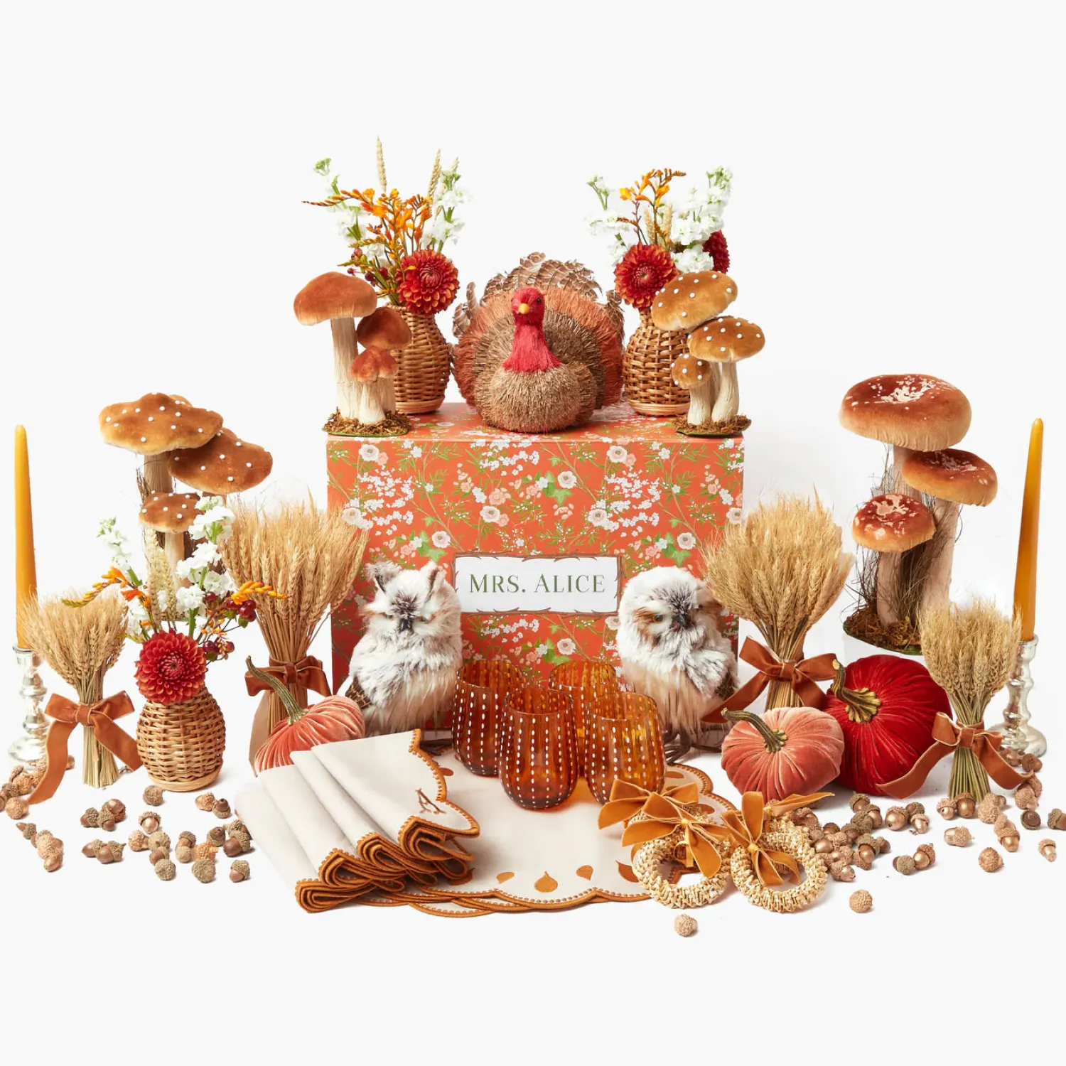 Mrs. Alice Joy of Autumn Tablescape< Autumn Decorations