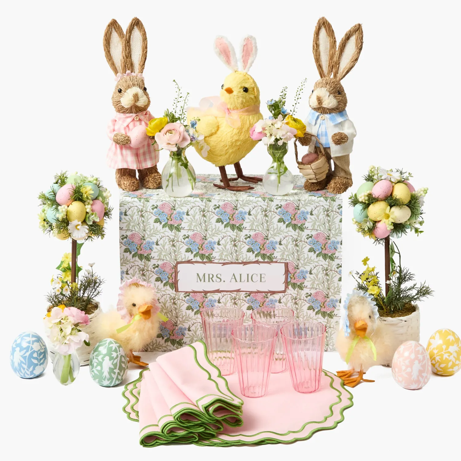 Mrs. Alice Joy of Spring Tablescape< Spring Decorations