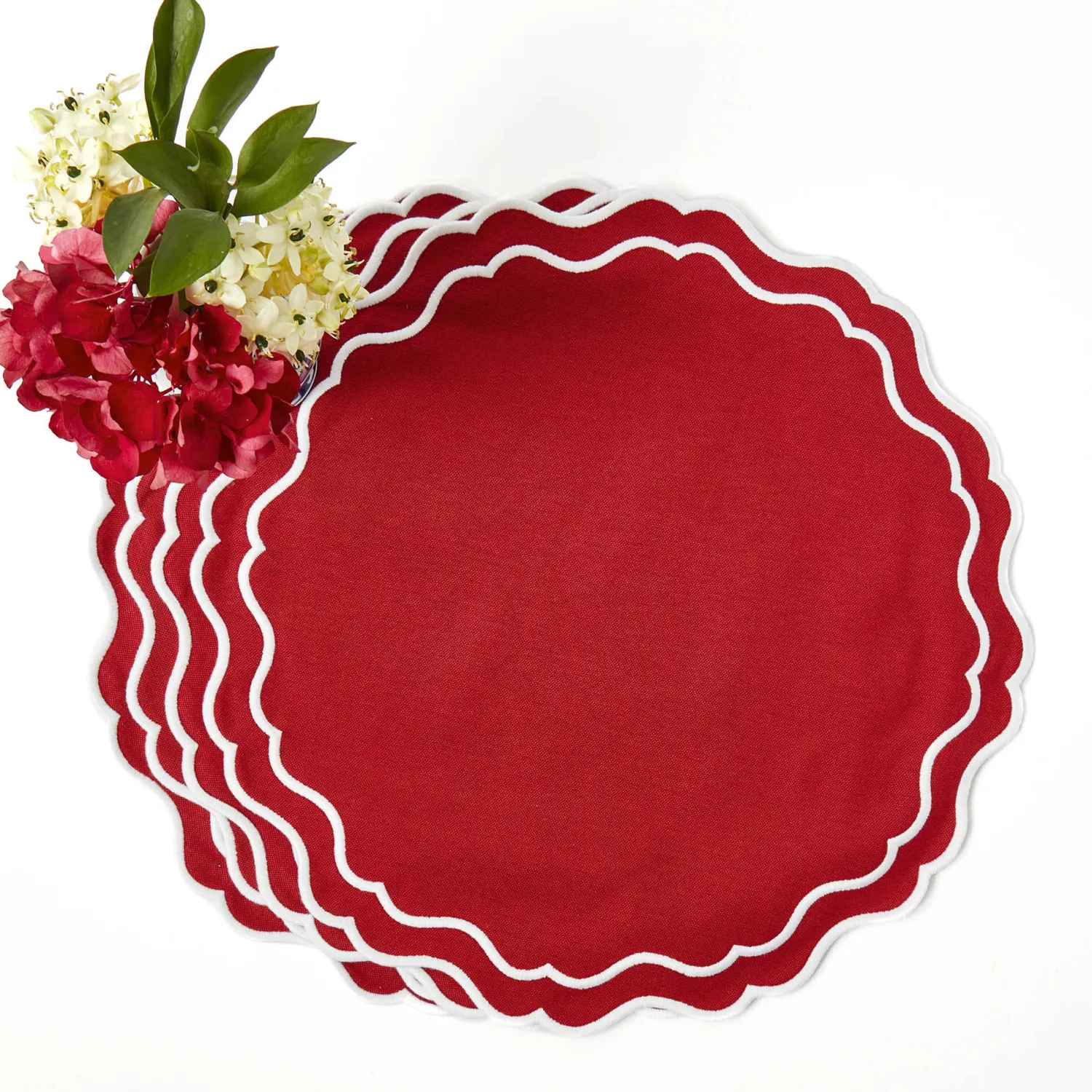 Mrs. Alice Katherine Berry Red Placemats (Set of 4)< Placemats
