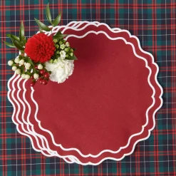 Mrs. Alice Katherine Berry Red Placemats (Set of 4)< Placemats