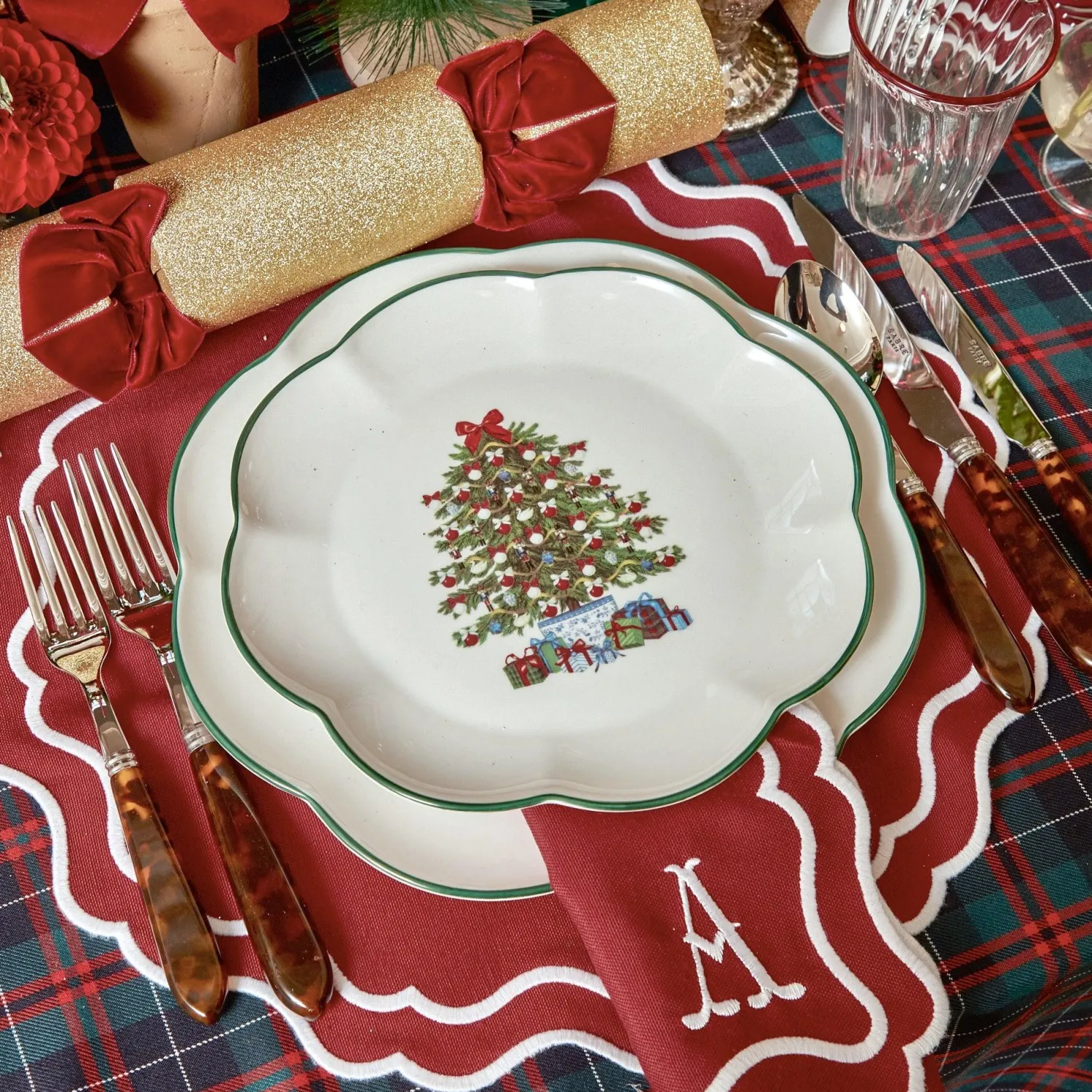 Mrs. Alice Katherine Berry Red Placemats (Set of 4)< Placemats