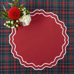 Mrs. Alice Katherine Berry Red Placemats (Set of 4)< Placemats