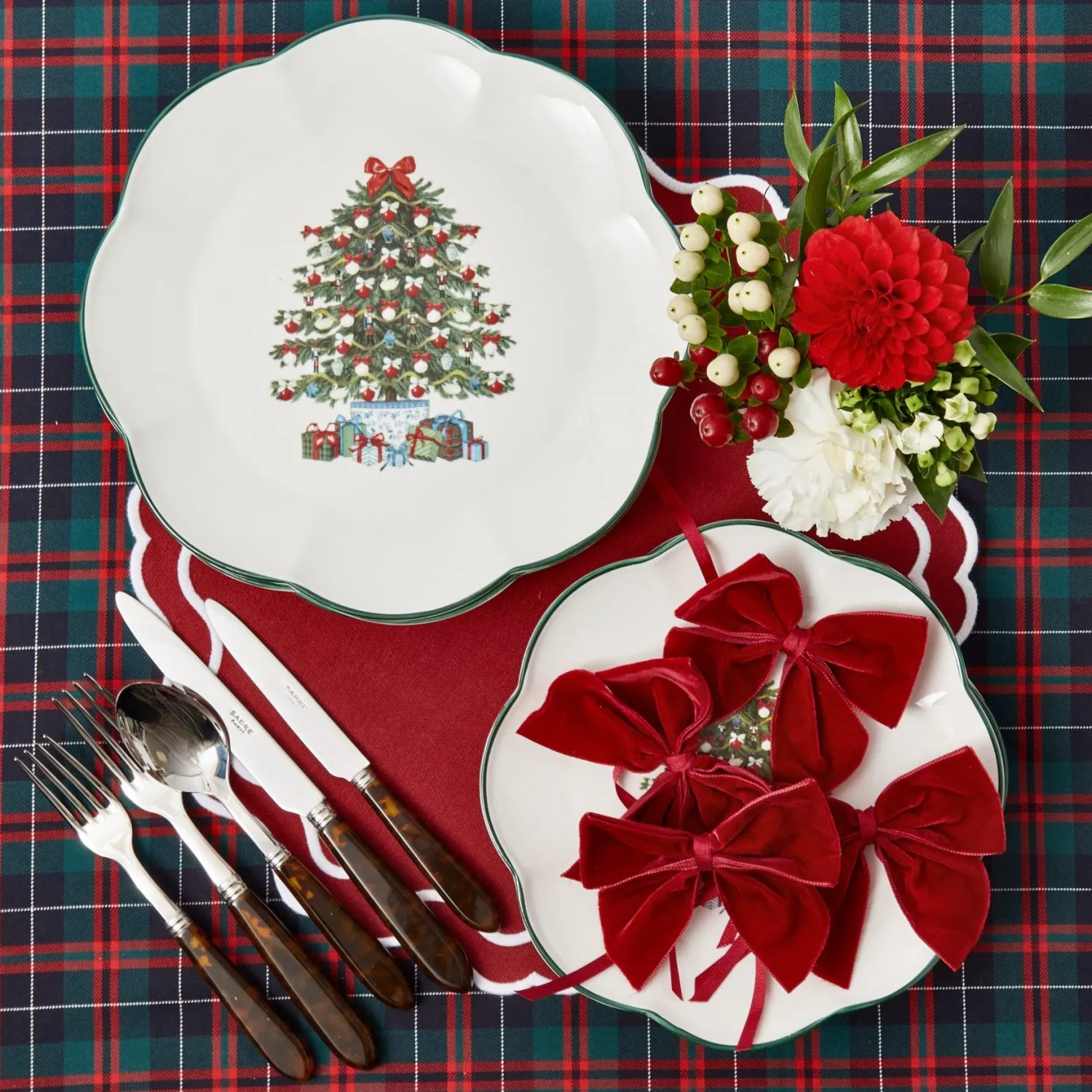Mrs. Alice Katherine Berry Red Placemats (Set of 4)< Placemats