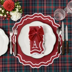 Mrs. Alice Katherine Berry Red Placemats (Set of 4)< Placemats