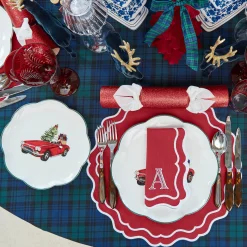 Mrs. Alice Katherine Berry Red Placemats (Set of 4)< Placemats