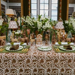 Mrs. Alice Katherine Green & Chocolate Placemats (Set of 4)< Placemats