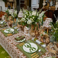 Mrs. Alice Katherine Green & Chocolate Placemats (Set of 4)< Placemats