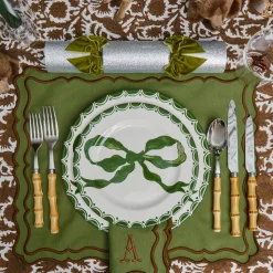 Mrs. Alice Katherine Green & Chocolate Placemats (Set of 4)< Placemats