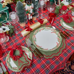 Mrs. Alice Katherine Green & Red Placemats (Set of 4)< Placemats
