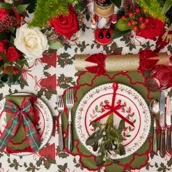 Mrs. Alice Katherine Green & Red Placemats (Set of 4)< Placemats