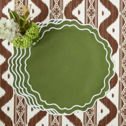 Mrs. Alice Katherine Green Placemats (Set of 4)< Placemats