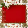 Mrs. Alice Katherine Red & Green Placemats (Set of 4)< Placemats