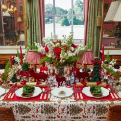 Mrs. Alice Katherine Red & Green Placemats (Set of 4)< Placemats