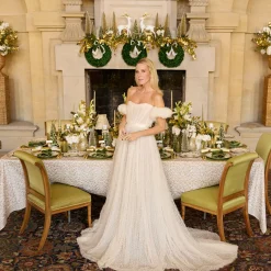 Mrs. Alice Large Emerald Glass Christmas Tree (Pair)< Christmas Decorations