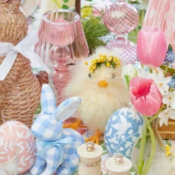 Mrs. Alice Large Fluffy Chicks (Pair)< Spring Decorations