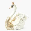 Mrs. Alice Large Giselle Glitter Swan< Christmas Decorations