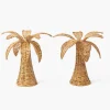 Mrs. Alice Large Rattan Palm Tree (Pair)< Year-round Decorations | Spring Decorations