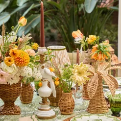 Mrs. Alice Large Rattan Palm Tree (Pair)< Year-round Decorations | Spring Decorations