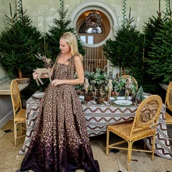 Mrs. Alice Large Rattan Reindeer (Pair) - 40cm< Christmas Decorations