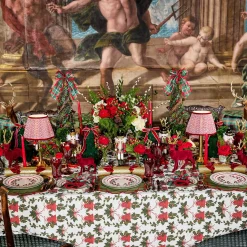 Mrs. Alice Large Red & Green Tartan Bows (Pair)< Napkin Rings & Bows