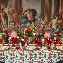 Mrs. Alice Large Red & Green Tartan Bows (Pair)< Napkin Rings & Bows