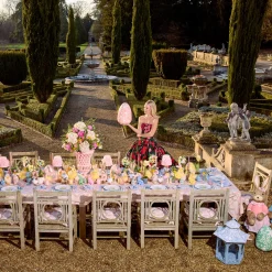 Mrs. Alice Large Yellow Floral Tole Egg< Spring Decorations