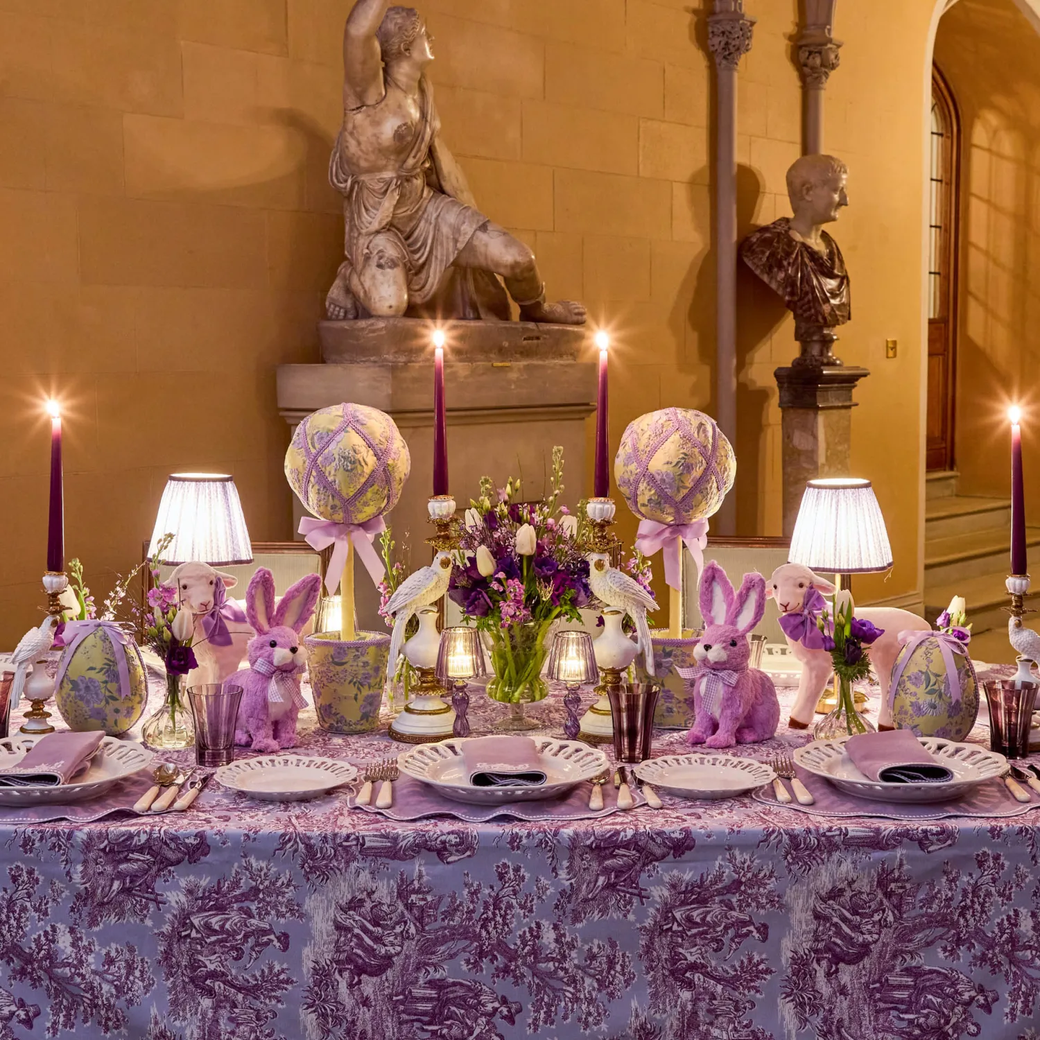 Mrs. Alice Lilac Lotus Lampshade (18cm)< Lampshades