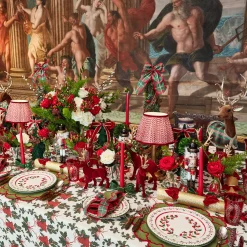 Mrs. Alice Lily Green & Red Placemats (Set of 4)< Placemats