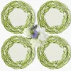 Mrs. Alice Lily of the Valley Dinner & Starter Plates (Set of 4)< Summer Crockery | Crockery Sets