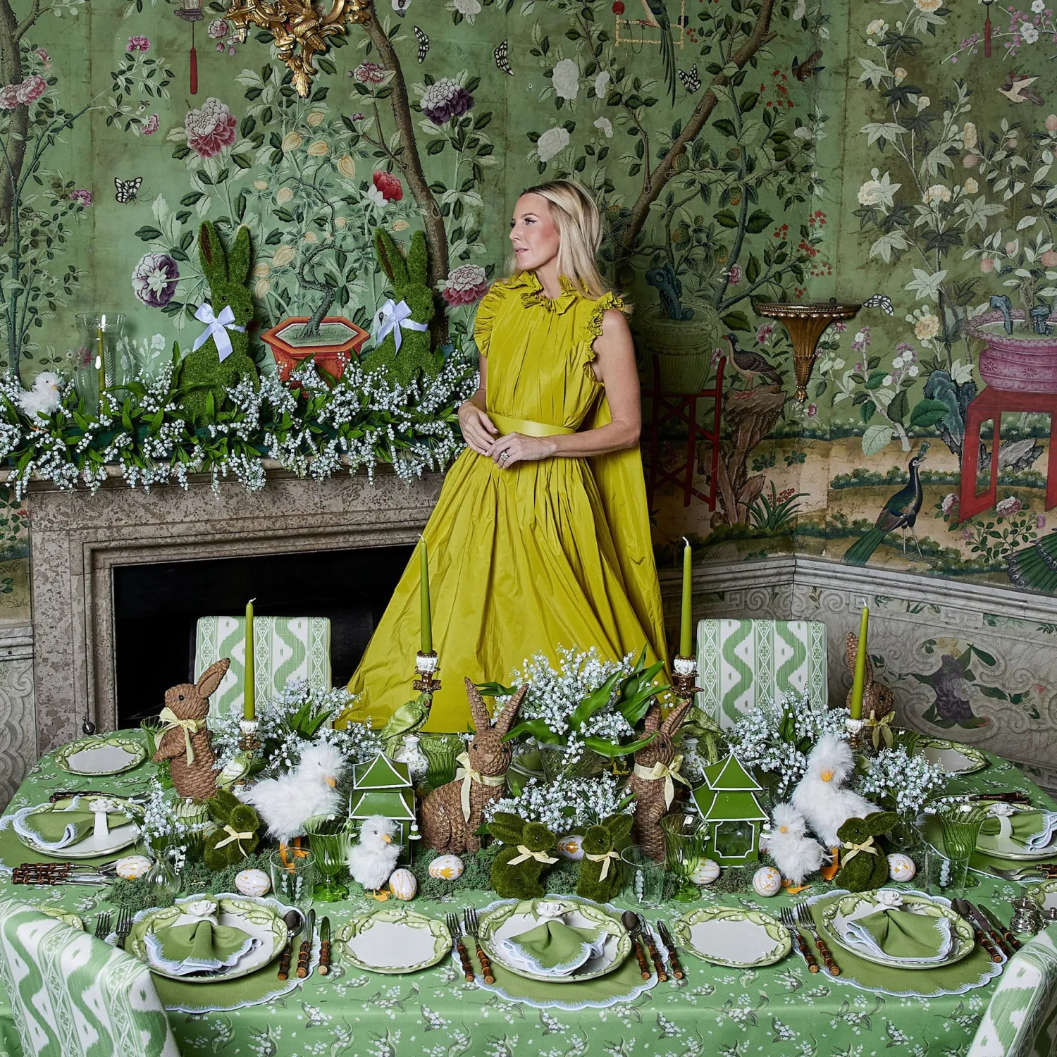 Mrs. Alice Lily of the Valley Dinner Plate< Summer Crockery | Dinner Plates