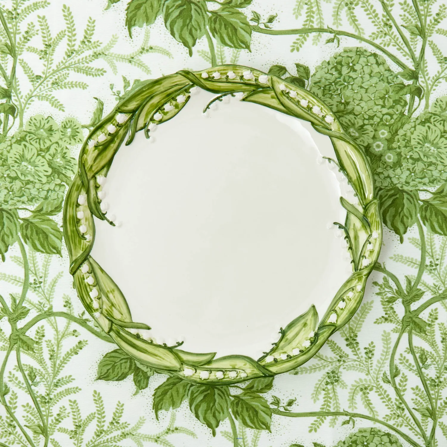 Mrs. Alice Lily of the Valley Dinner Plate< Summer Crockery | Dinner Plates