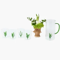 Mrs. Alice Lily of the Valley Glass Jug< Jugs | For Her