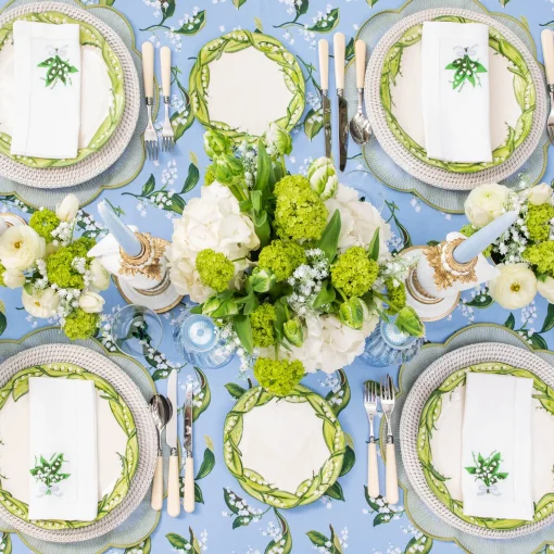 Mrs. Alice Lily of the Valley Starter Plate< Summer Crockery | Starter Plates