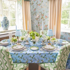 Mrs. Alice Lily of the Valley White Linen Napkins (Set of 4)< Napkins