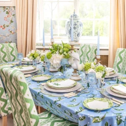 Mrs. Alice Lily of the Valley White Linen Napkins (Set of 4)< Napkins