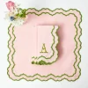 Mrs. Alice Lily Pink & Green Napkins (Set of 4)< Napkins | Mrs. Alice Monogram