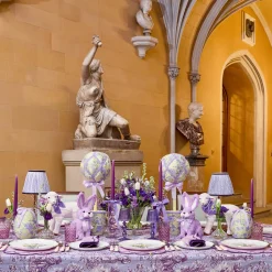 Mrs. Alice Lily Purple Gingham Napkins (Set of 4)< Napkins | Mrs. Alice Monogram