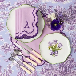 Mrs. Alice Lily Purple Placemats (Set of 4)< Placemats