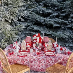 Mrs. Alice Lily Red & White Placemats (Set of 4)< Placemats