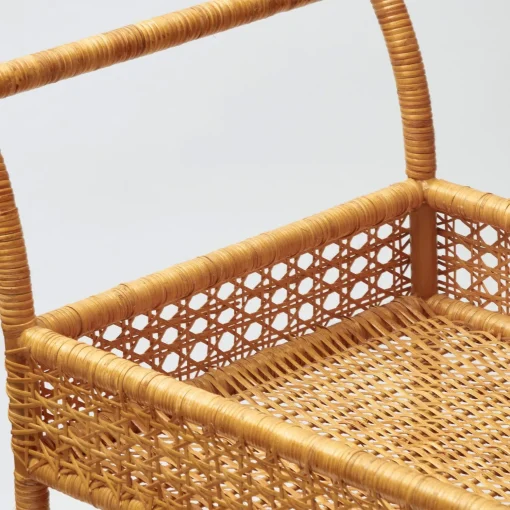 Mrs. Alice Lorenzo Rattan Bar Cart< Furniture | Furniture
