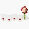 Mrs. Alice Love Heart Glasses (Set of 4)< Glasses | For Her