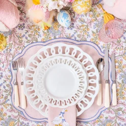 Mrs. Alice Lucy Goose Pink Linen Napkins (Set of 4)< Napkins